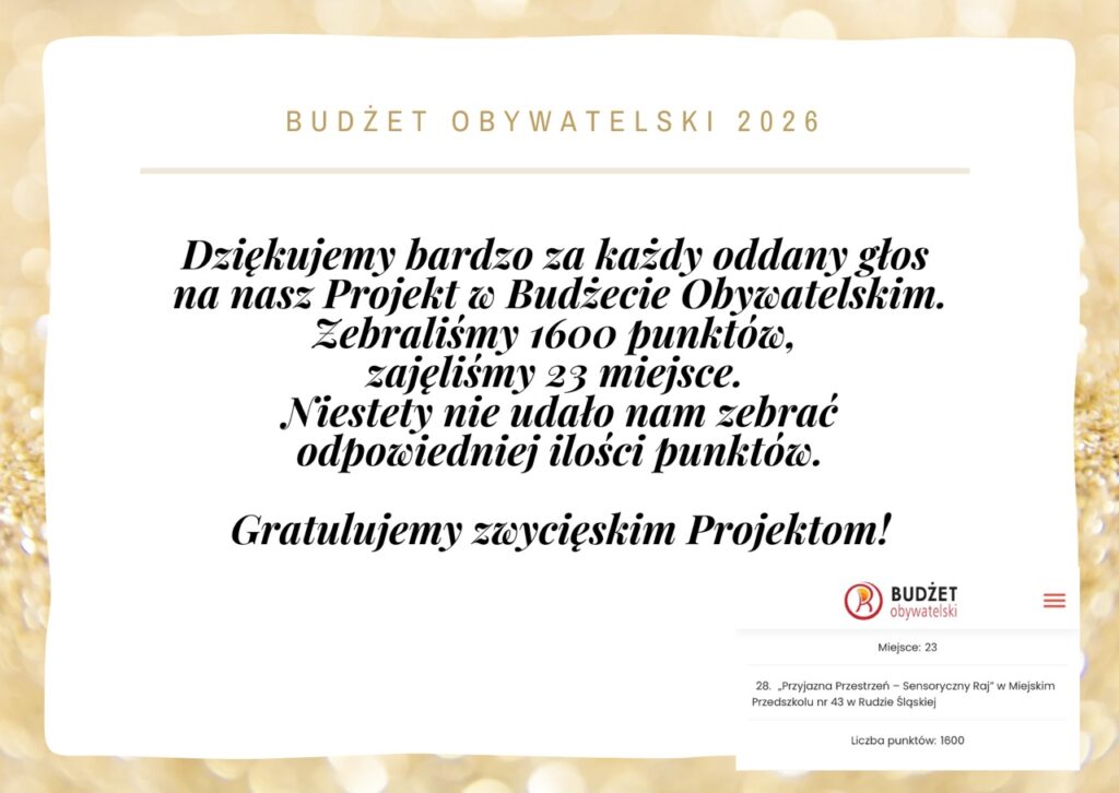 Złota Brokatowa Nauczyciel Podziękowanie Kartka 1