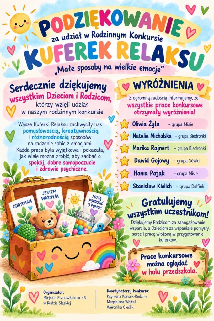 rozstrzygniecie przedszkolnego konkursu 1